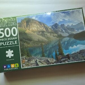 🆕️ Mountain Lake 500 Piece Jigsaw Puzzle NEW